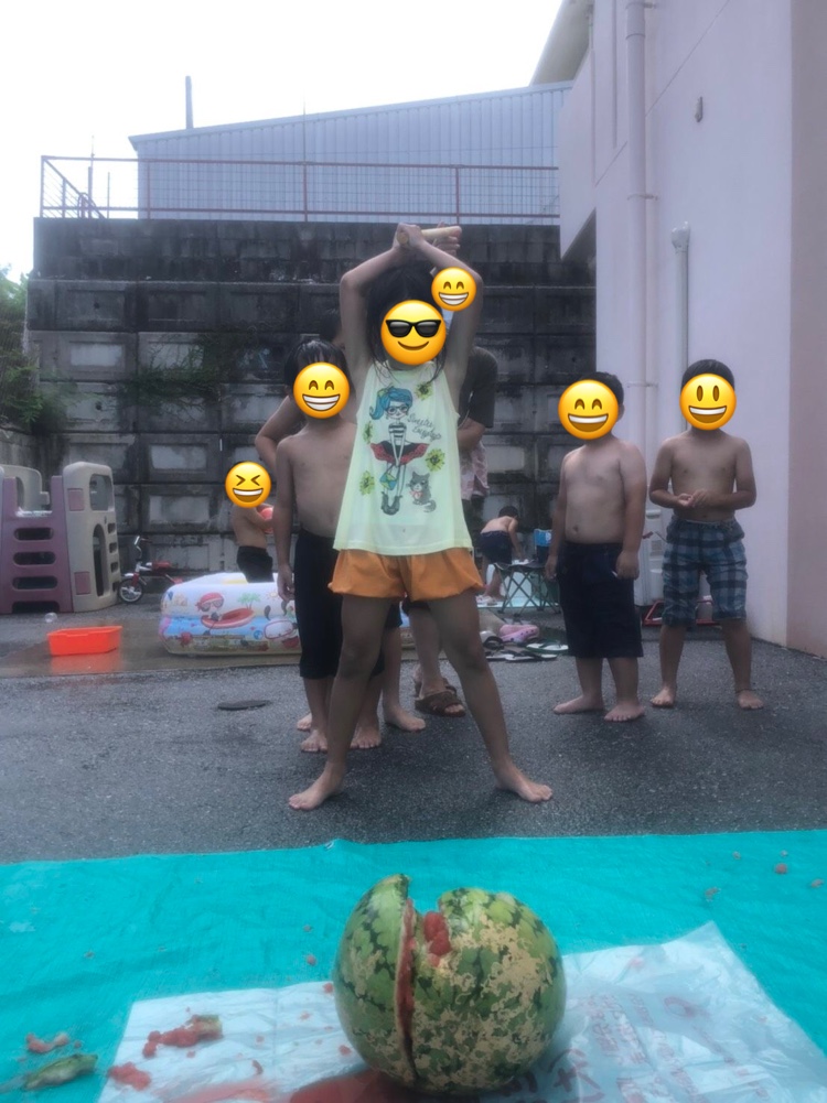 8.15(土)スイカ割り