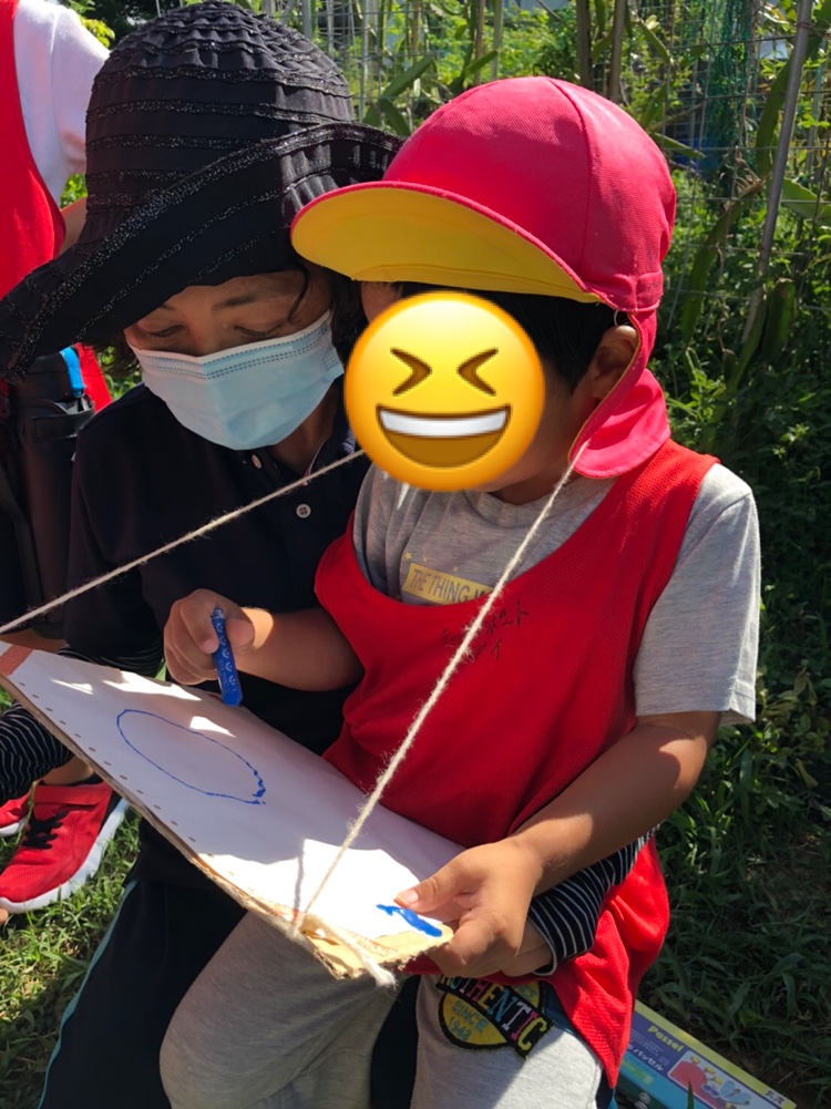 8.12(水)お外でスケッチ