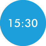 15時30分