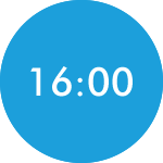 16時00分