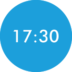 17時30分